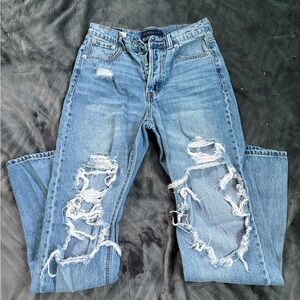 Aeropostale Light Blue Baggy Jeans